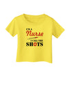 Nurse - Call The Shots Infant T-Shirt-Infant T-Shirt-TooLoud-Yellow-06-Months-Davson Sales