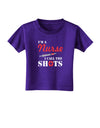 Nurse - Call The Shots Toddler T-Shirt Dark-Toddler T-Shirt-TooLoud-Purple-2T-Davson Sales