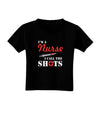 Nurse - Call The Shots Toddler T-Shirt Dark-Toddler T-Shirt-TooLoud-Black-2T-Davson Sales