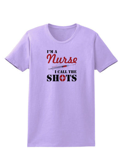 Nurse - Call The Shots Womens T-Shirt-Womens T-Shirt-TooLoud-Lavender-X-Small-Davson Sales