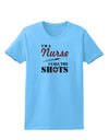 Nurse - Call The Shots Womens T-Shirt-Womens T-Shirt-TooLoud-Aquatic-Blue-X-Small-Davson Sales