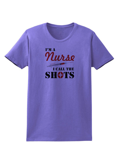 Nurse - Call The Shots Womens T-Shirt-Womens T-Shirt-TooLoud-Violet-X-Small-Davson Sales