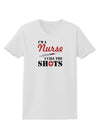 Nurse - Call The Shots Womens T-Shirt-Womens T-Shirt-TooLoud-White-X-Small-Davson Sales