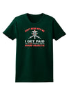 Nurse - Don't Mess With Me Womens Dark T-Shirt-TooLoud-Forest-Green-Small-Davson Sales