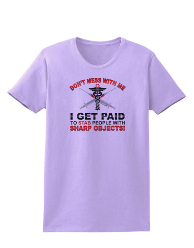 Nurse - Don't Mess With Me Womens T-Shirt-Womens T-Shirt-TooLoud-Lavender-X-Small-Davson Sales