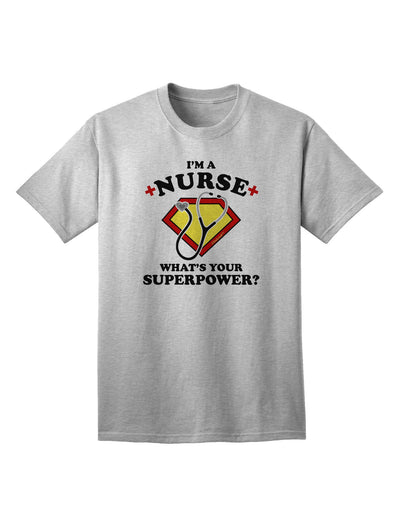 Nurse - Superpower Adult T-Shirt-unisex t-shirt-TooLoud-AshGray-Small-Davson Sales