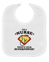 Nurse - Superpower Baby Bib