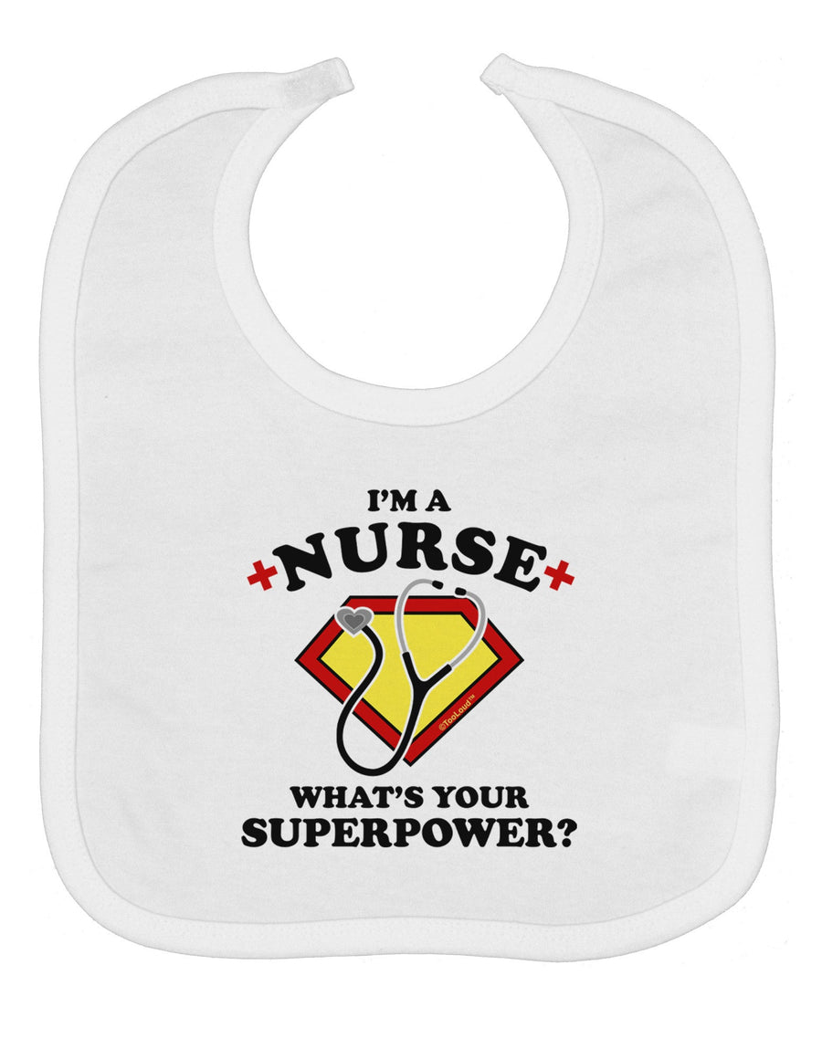 Nurse - Superpower Baby Bib