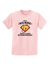 Nurse - Superpower Childrens T-Shirt-Childrens T-Shirt-TooLoud-PalePink-X-Small-Davson Sales