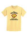 Nurse - Superpower Childrens T-Shirt-Childrens T-Shirt-TooLoud-Daffodil-Yellow-X-Small-Davson Sales