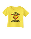 Nurse - Superpower Infant T-Shirt-Infant T-Shirt-TooLoud-Yellow-06-Months-Davson Sales