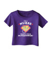 Nurse - Superpower Infant T-Shirt Dark-Infant T-Shirt-TooLoud-Purple-06-Months-Davson Sales