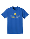 Nurses Need Shots Too Adult Dark T-Shirt-Mens T-Shirt-TooLoud-Royal-Blue-Small-Davson Sales