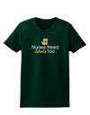 Nurses Need Shots Too Womens Dark T-Shirt-TooLoud-Forest-Green-Small-Davson Sales