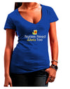 Nurses Need Shots Too Womens V-Neck Dark T-Shirt-Womens V-Neck T-Shirts-TooLoud-Royal-Blue-Juniors Fitted Small-Davson Sales