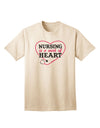 Nursing Is A Work Of Heart Adult T-Shirt-unisex t-shirt-TooLoud-Natural-Small-Davson Sales