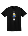 Nutcracker Design - Blue Gold Black Adult Dark T-Shirt-Mens T-Shirt-TooLoud-Black-Small-Davson Sales