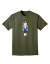 Nutcracker Design - Blue Gold Black Adult Dark T-Shirt-Mens T-Shirt-TooLoud-Military-Green-Small-Davson Sales