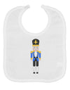 Nutcracker Design - Blue Gold Black Baby Bib