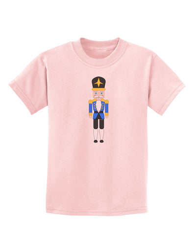 Nutcracker Design - Blue Gold Black Childrens T-Shirt-Childrens T-Shirt-TooLoud-PalePink-X-Small-Davson Sales