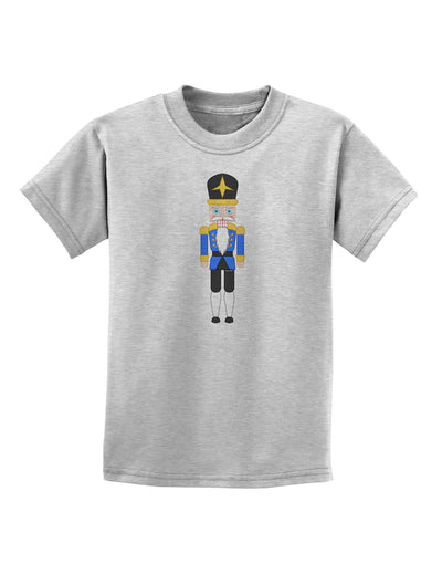 Nutcracker Design - Blue Gold Black Childrens T-Shirt-Childrens T-Shirt-TooLoud-AshGray-X-Small-Davson Sales