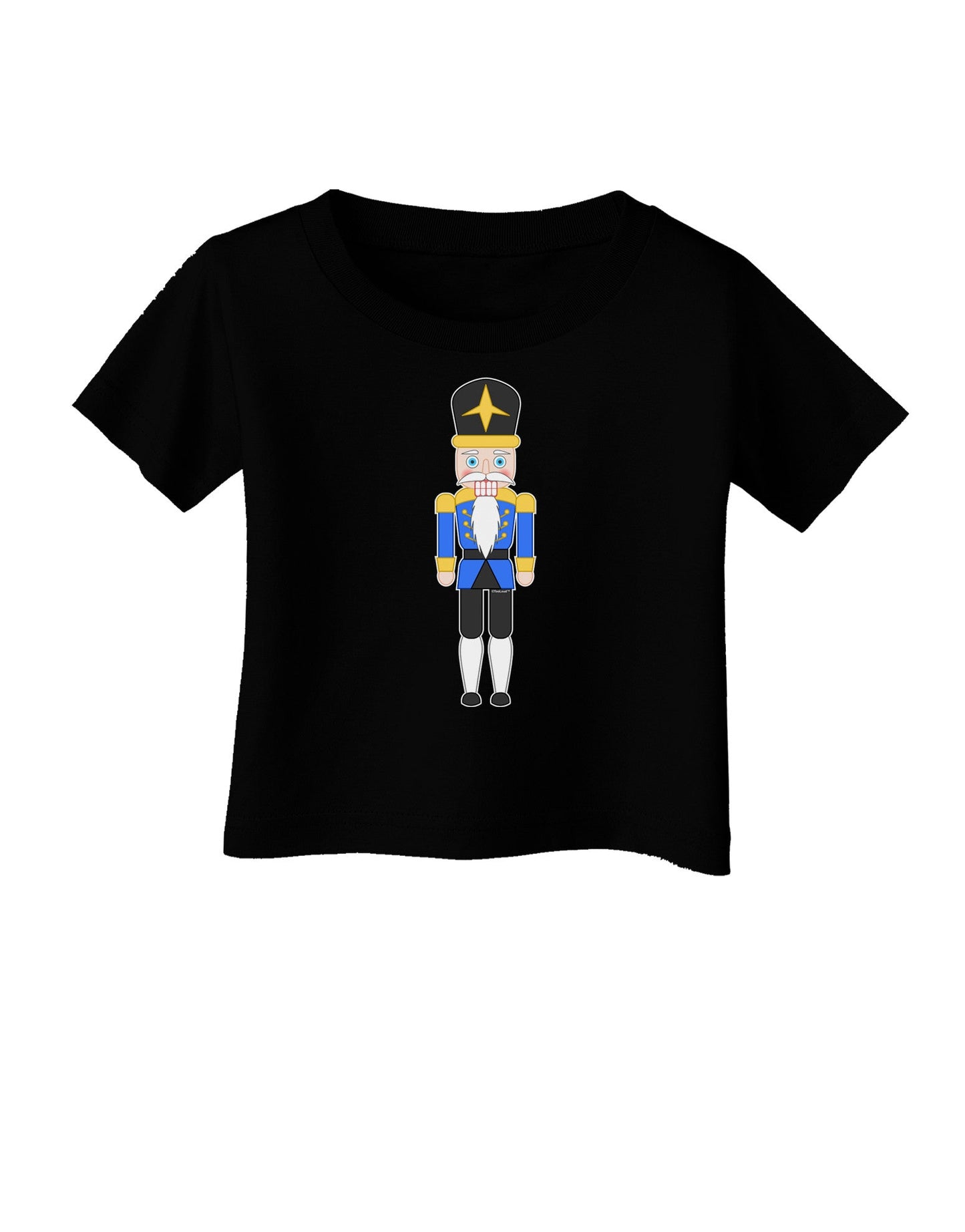 Nutcracker Design - Blue Gold Black Infant T-Shirt Dark-Infant T-Shirt-TooLoud-Black-06-Months-Davson Sales