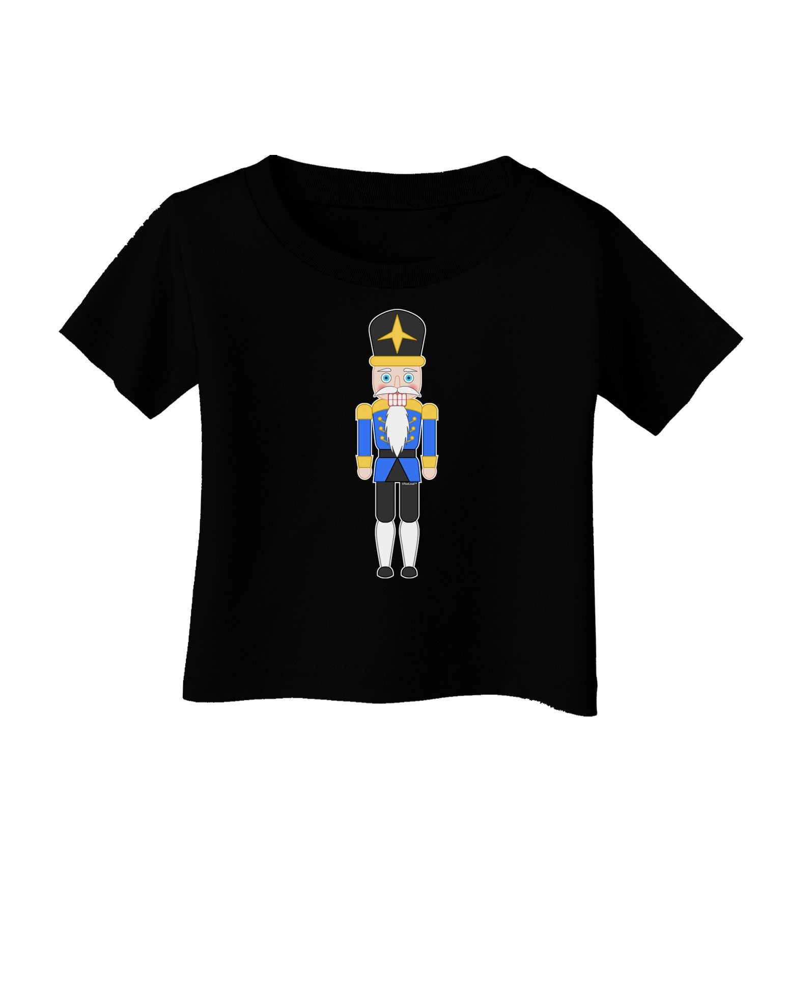 Nutcracker Design - Blue Gold Black Infant T-Shirt Dark-Infant T-Shirt-TooLoud-Black-06-Months-Davson Sales
