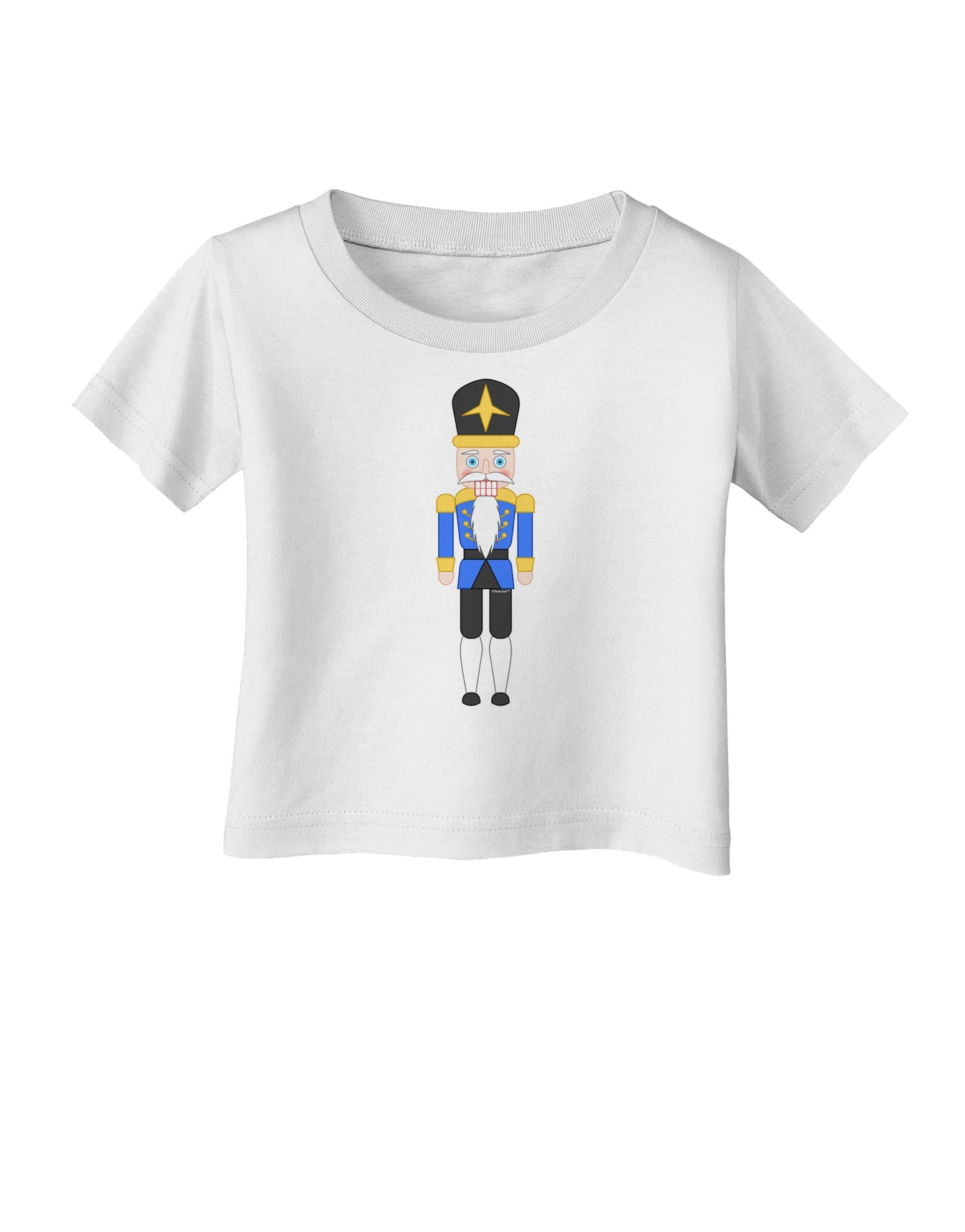 Nutcracker Design - Blue Gold Black Infant T-Shirt-Infant T-Shirt-TooLoud-White-06-Months-Davson Sales