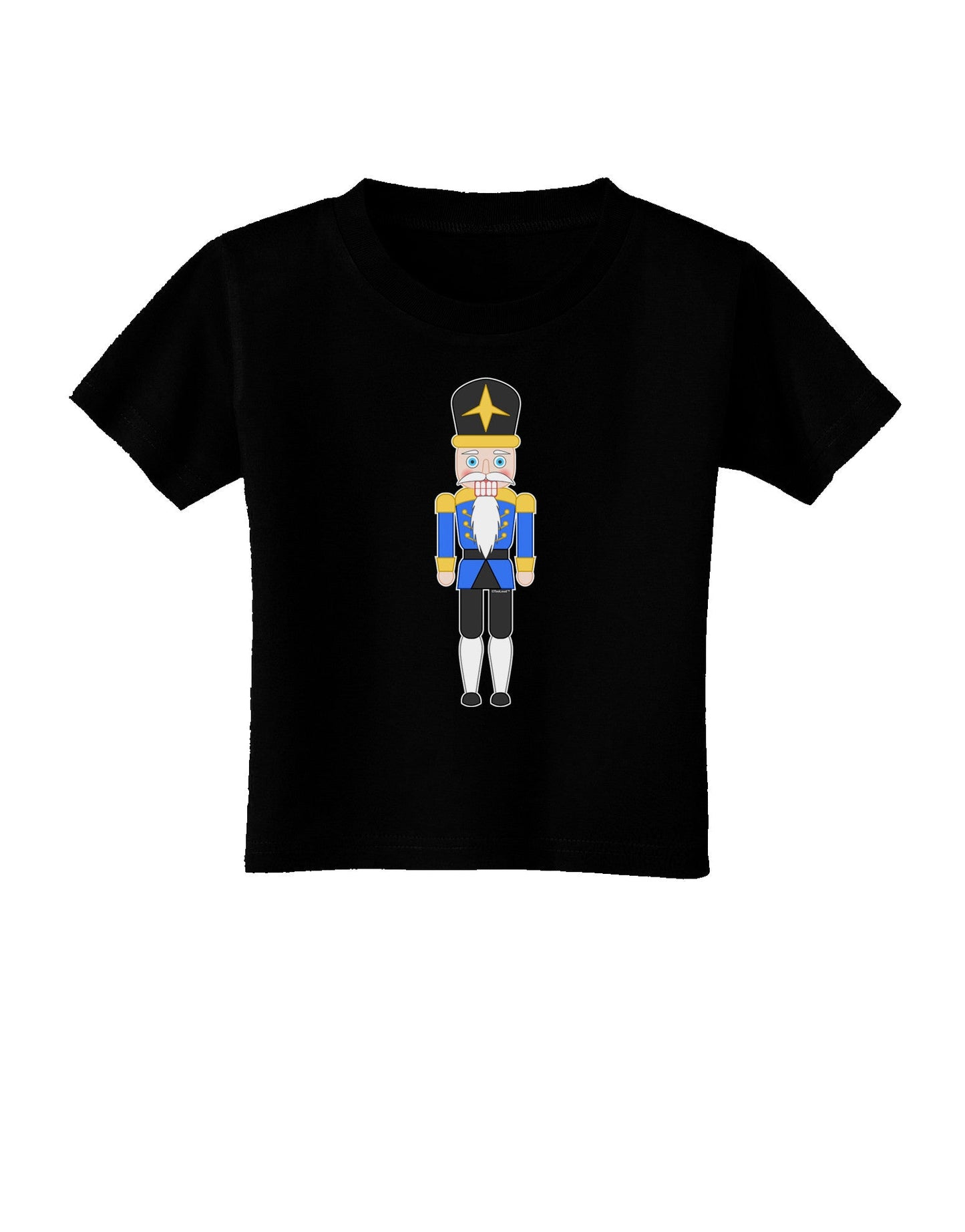 Nutcracker Design - Blue Gold Black Toddler T-Shirt Dark-Toddler T-Shirt-TooLoud-Black-2T-Davson Sales
