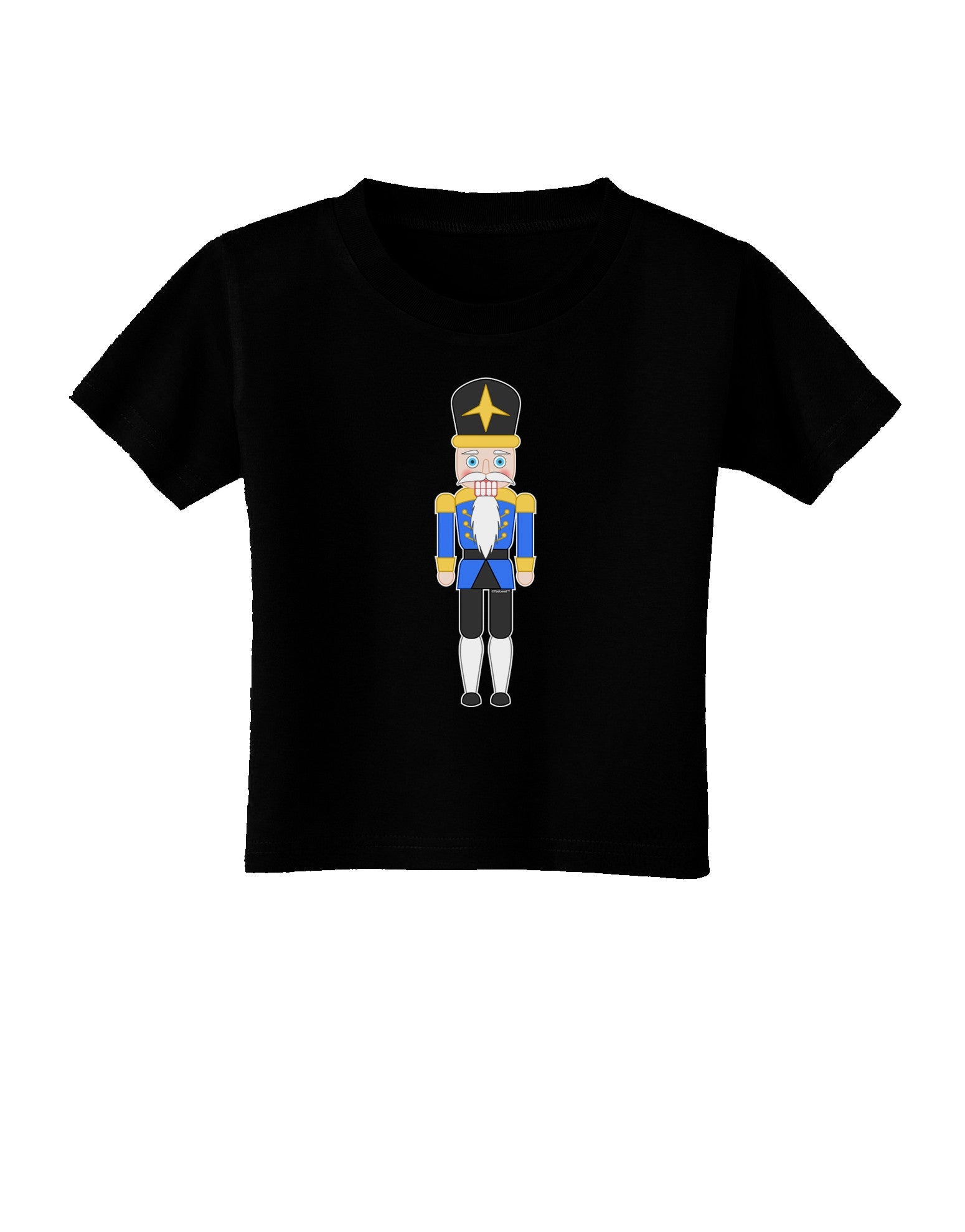 Nutcracker Design - Blue Gold Black Toddler T-Shirt Dark-Toddler T-Shirt-TooLoud-Black-2T-Davson Sales