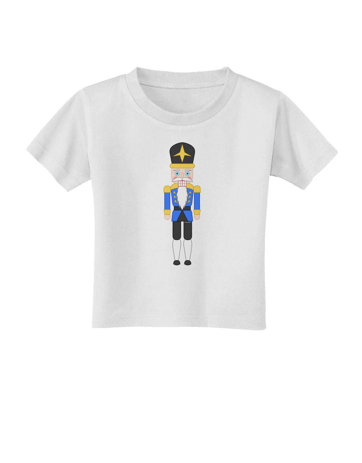 Nutcracker Design - Blue Gold Black Toddler T-Shirt-Toddler T-Shirt-TooLoud-White-2T-Davson Sales