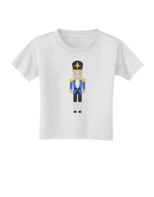 Nutcracker Design - Blue Gold Black Toddler T-Shirt-Toddler T-Shirt-TooLoud-White-2T-Davson Sales