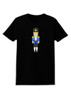 Nutcracker Design - Blue Gold Black Womens Dark T-Shirt-Womens T-Shirt-TooLoud-Black-X-Small-Davson Sales