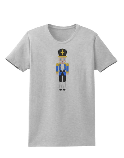 Nutcracker Design - Blue Gold Black Womens T-Shirt-Womens T-Shirt-TooLoud-AshGray-X-Small-Davson Sales