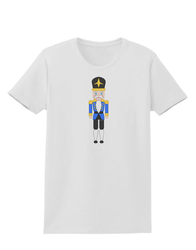 Nutcracker Design - Blue Gold Black Womens T-Shirt-Womens T-Shirt-TooLoud-White-X-Small-Davson Sales