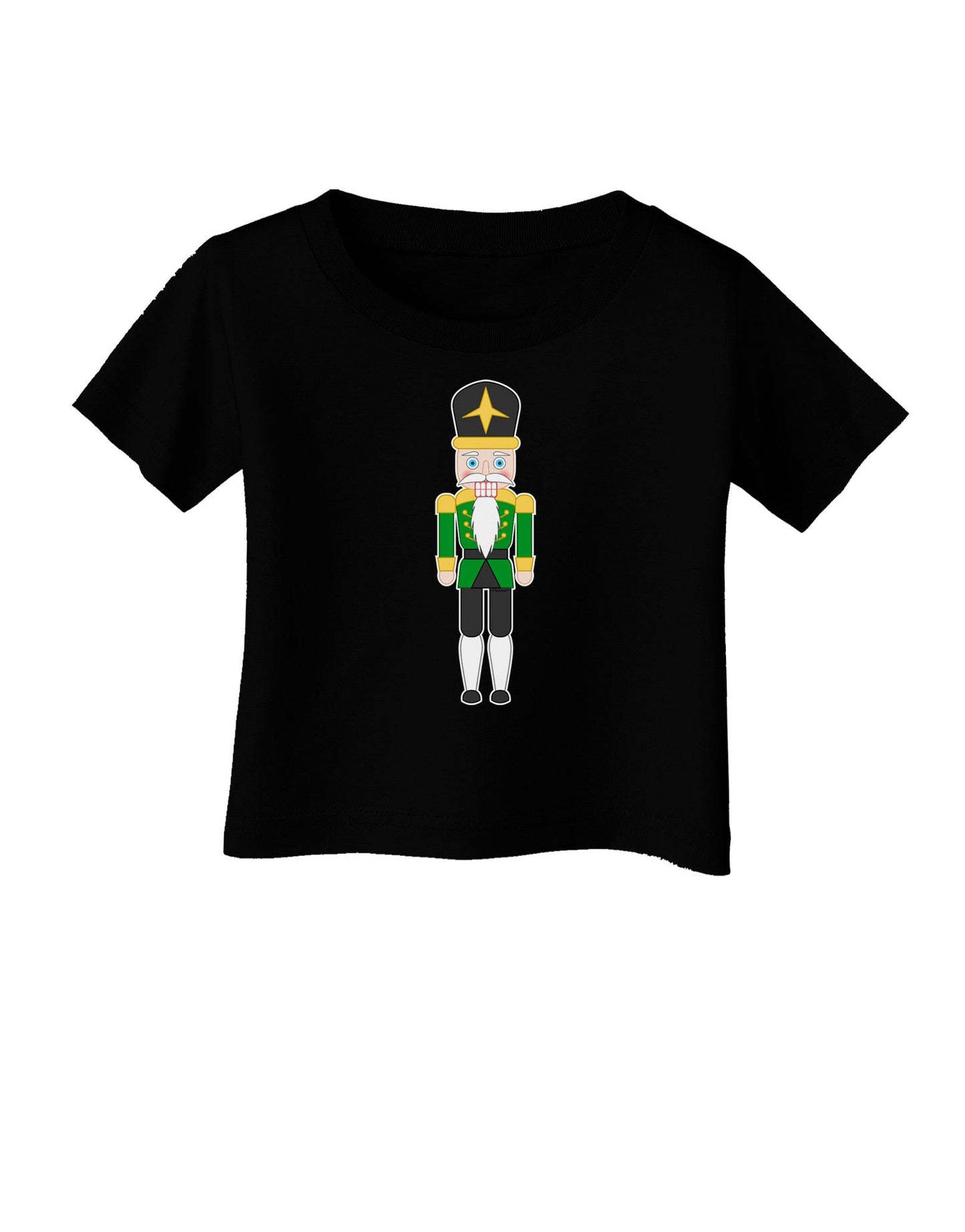 Nutcracker Design - Green Gold Black Infant T-Shirt Dark-Infant T-Shirt-TooLoud-Black-06-Months-Davson Sales