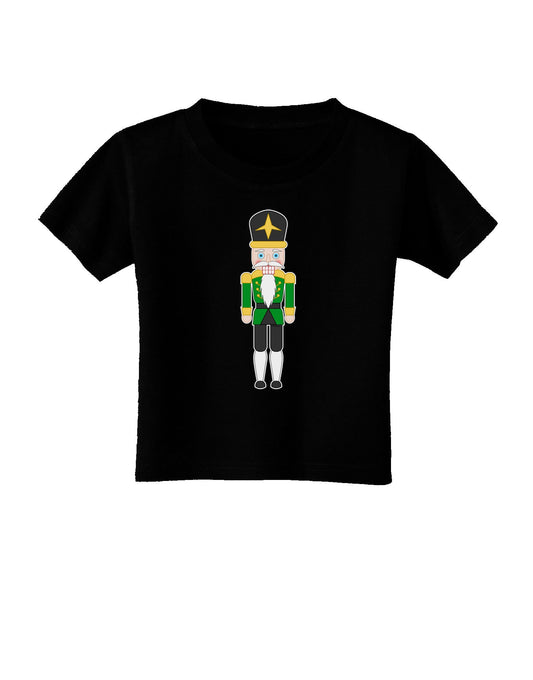 Nutcracker Design - Green Gold Black Toddler T-Shirt Dark-Toddler T-Shirt-TooLoud-Black-2T-Davson Sales