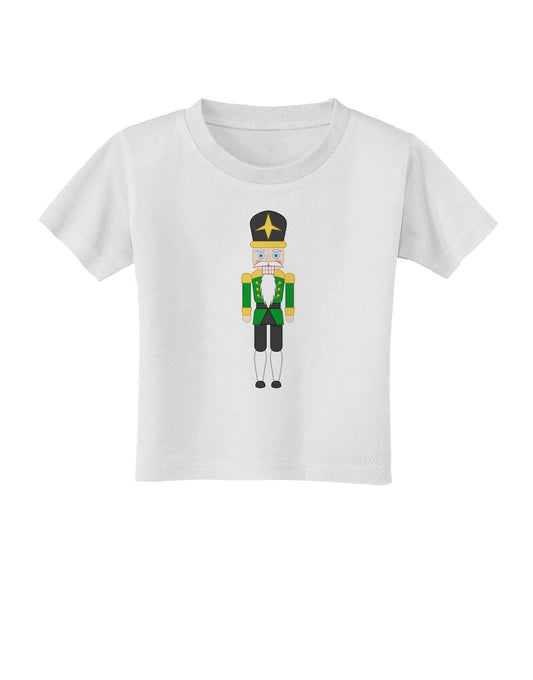 Nutcracker Design - Green Gold Black Toddler T-Shirt-Toddler T-Shirt-TooLoud-White-2T-Davson Sales