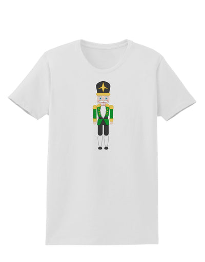 Nutcracker Design - Green Gold Black Womens T-Shirt-Womens T-Shirt-TooLoud-White-X-Small-Davson Sales