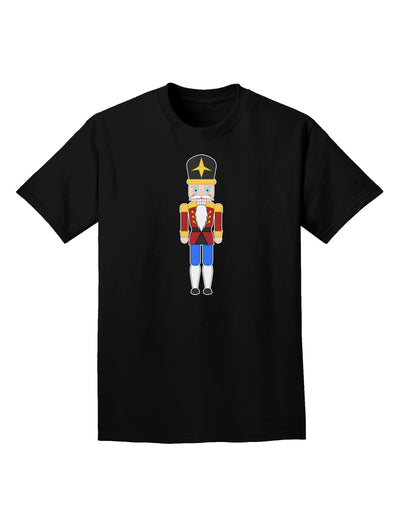 Nutcracker Design - Red Gold Black Adult Dark T-Shirt-Mens T-Shirt-TooLoud-Black-Small-Davson Sales