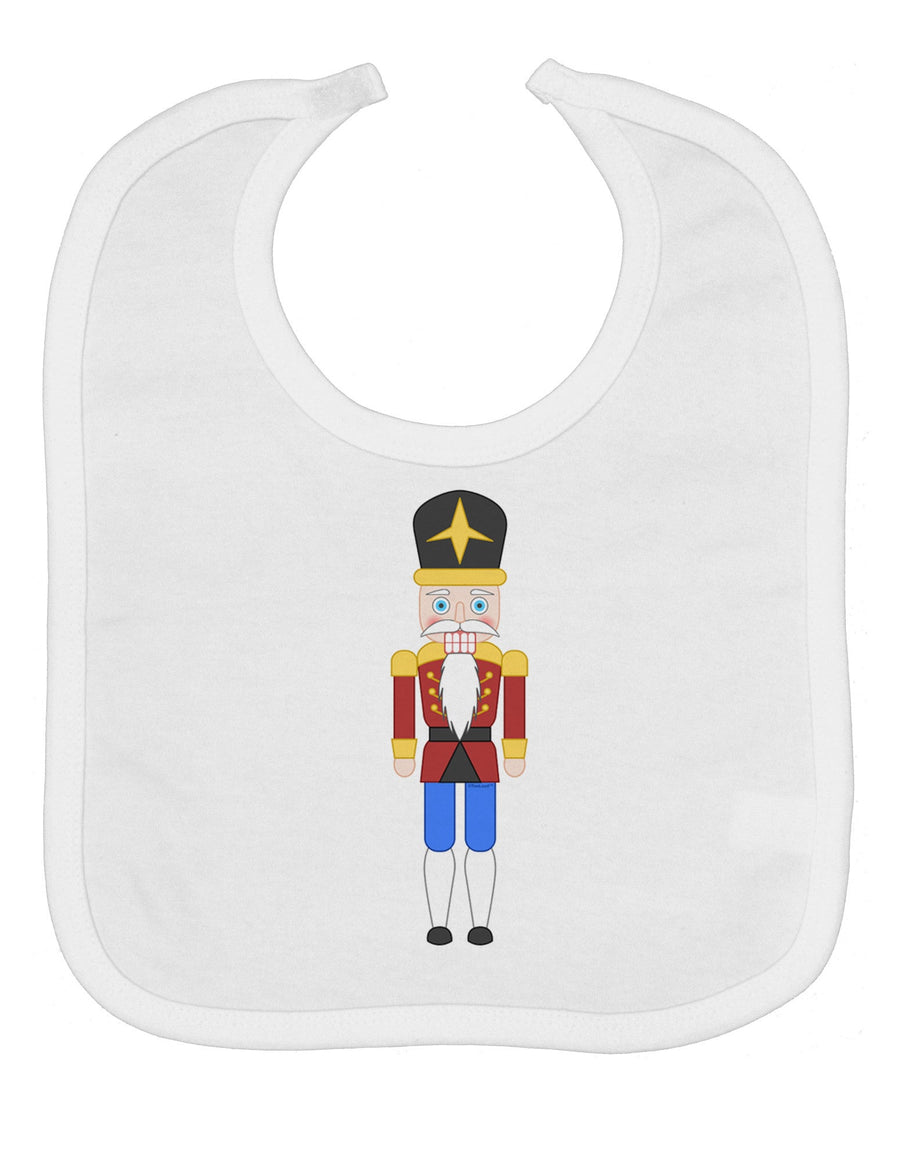 Nutcracker Design - Red Gold Black Baby Bib