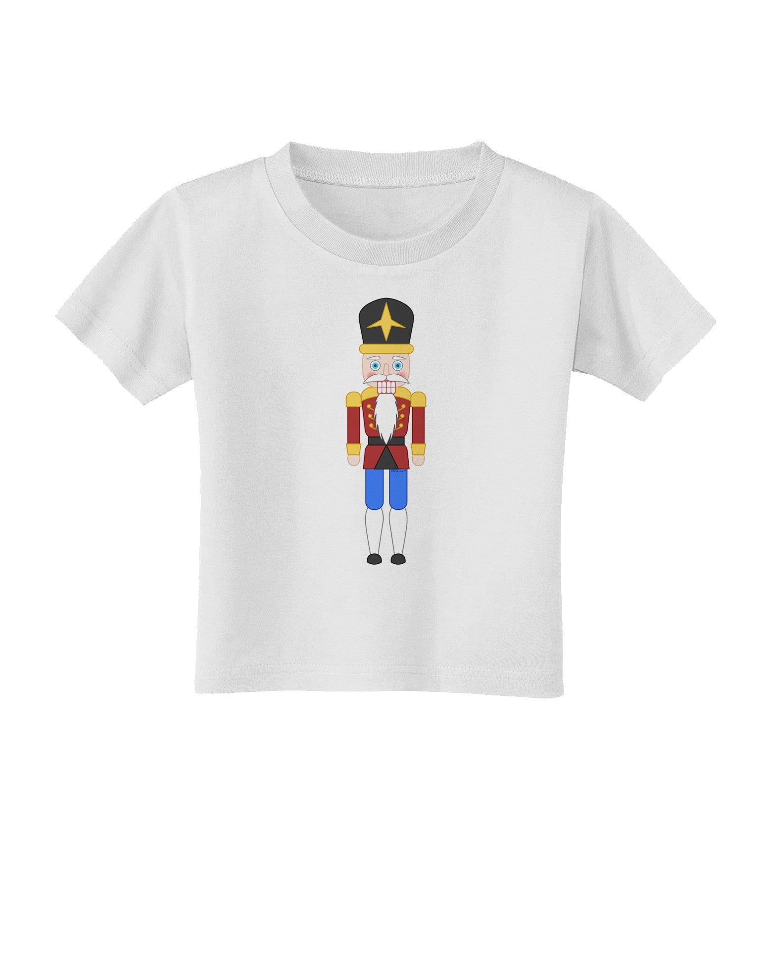 Nutcracker Design - Red Gold Black Toddler T-Shirt-Toddler T-Shirt-TooLoud-White-2T-Davson Sales