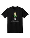 Nutcracker - Green Gold Black Text Adult Dark T-Shirt-Mens T-Shirt-TooLoud-Black-Small-Davson Sales