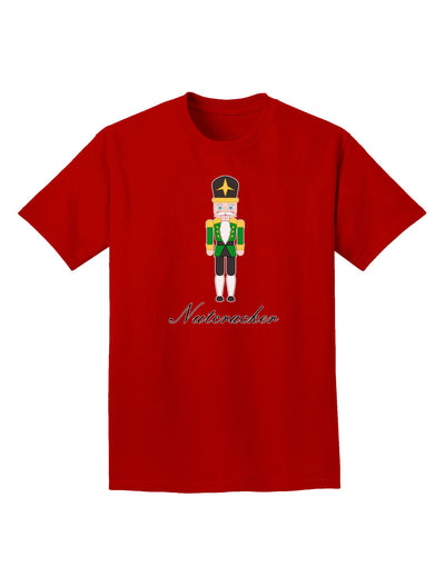 Nutcracker - Green Gold Black Text Adult Dark T-Shirt-Mens T-Shirt-TooLoud-Red-Small-Davson Sales