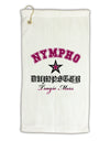 Nympho Dumpster Tragic Mess Micro Terry Gromet Golf Towel 16 x 25 inch by TooLoud-Golf Towel-TooLoud-White-Davson Sales