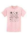 O Holy Night Shining Christmas Stars Childrens T-Shirt-Childrens T-Shirt-TooLoud-PalePink-X-Small-Davson Sales