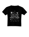 O Holy Night Shining Christmas Stars Toddler T-Shirt Dark-Toddler T-Shirt-TooLoud-Black-2T-Davson Sales