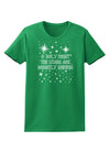 O Holy Night Shining Christmas Stars Womens Dark T-Shirt-TooLoud-Kelly-Green-X-Small-Davson Sales
