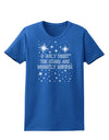 O Holy Night Shining Christmas Stars Womens Dark T-Shirt-TooLoud-Royal-Blue-X-Small-Davson Sales