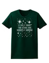 O Holy Night Shining Christmas Stars Womens Dark T-Shirt-TooLoud-Forest-Green-Small-Davson Sales